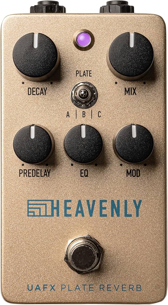 Amazon.com: Universal Audio Heavenly Plate Reverb Effect Pedal