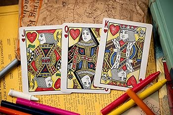 Amazon.com: JP GAMES LTD Kings Wild Crayon Playing Cards by