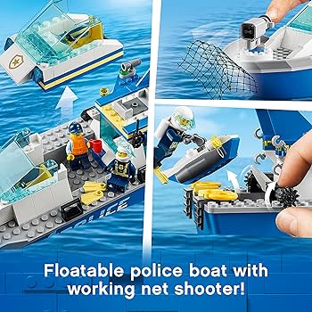 Amazon.co.jp: レゴ(LEGO) シティ ポリスパトロールボート 60277