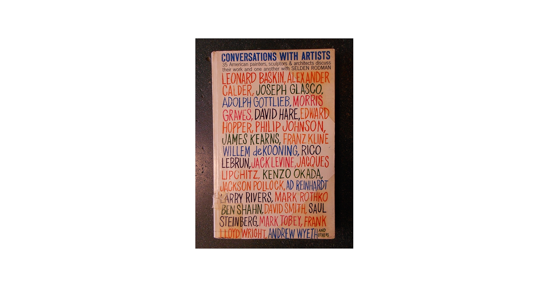 Conversations with Artists: Selden Rodman, Alexander Eliot