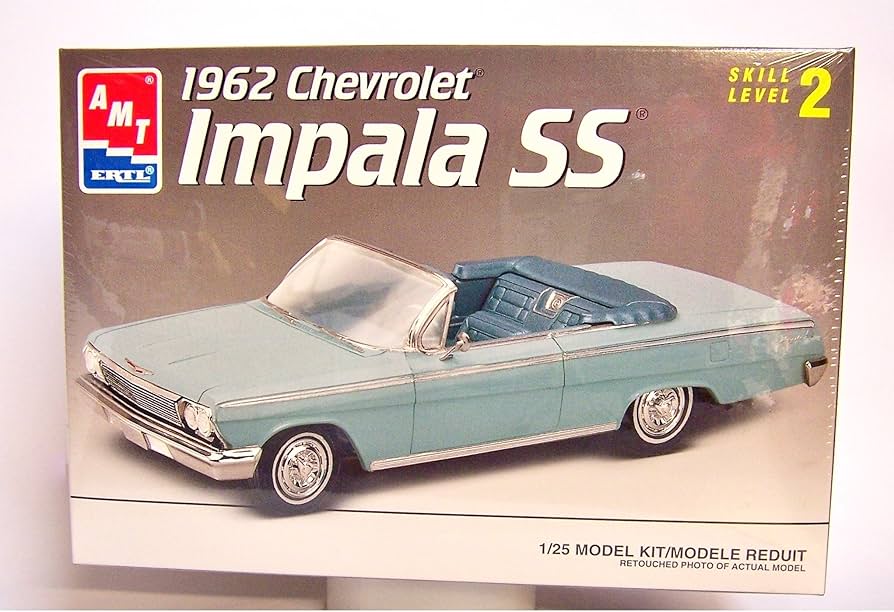 Amazon.com: AMT 1962 Impala SS Model Kit : Arts, Crafts & Sewing