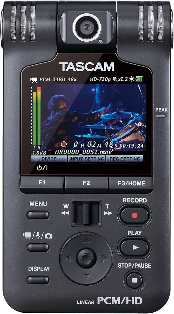 Amazon.co.jp: TASCAM リニアPCM/HDビデオレコーダー ブラック DR-V1HD