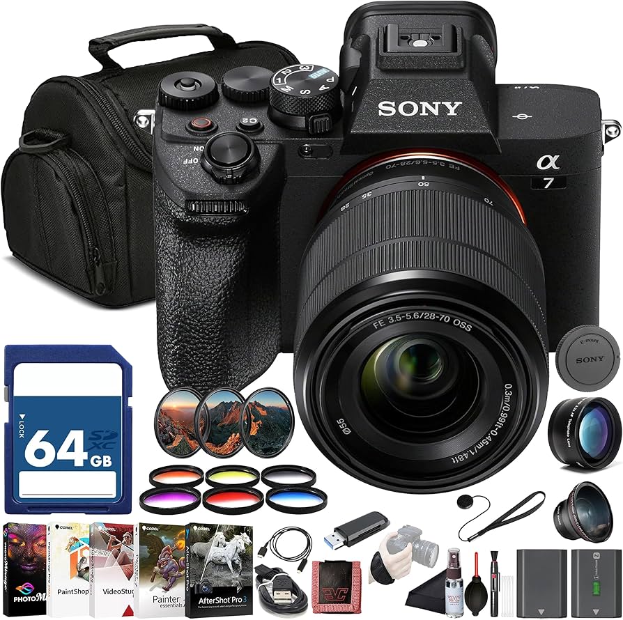 Amazon.com : Sony α7 IV Mirrorless Camera Kit (ILCE-7M4K/B) with