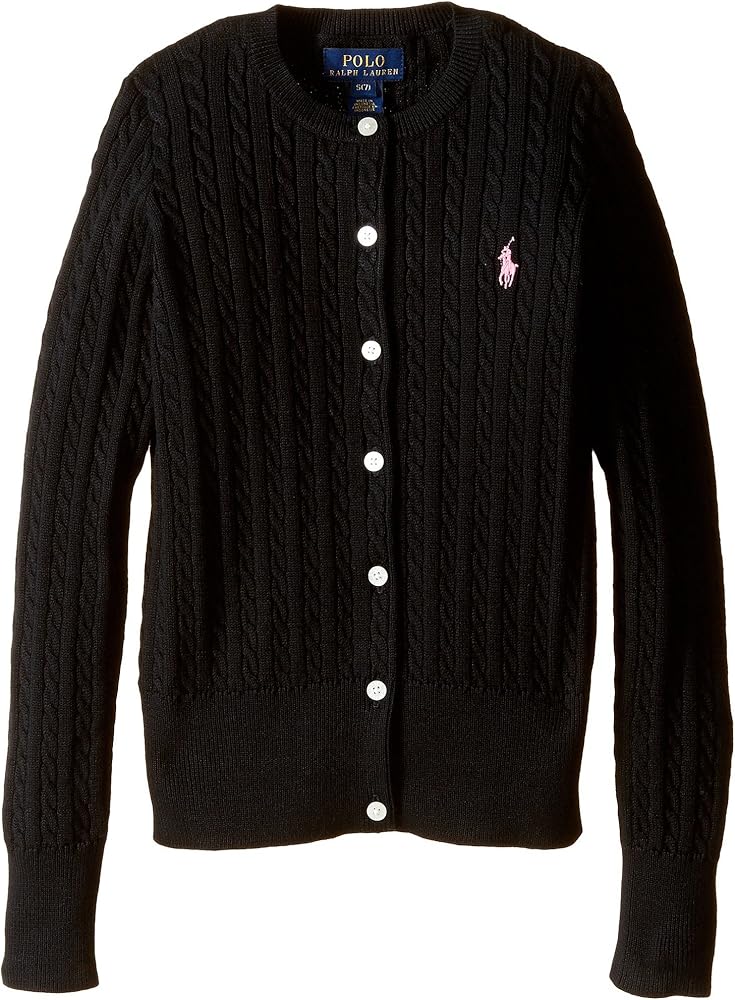 Amazon.com: Polo Ralph Lauren Kids Girl's Mini Cable Sweater