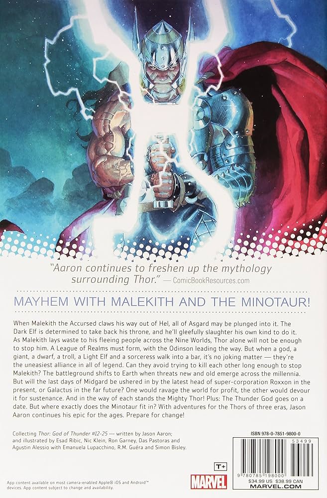 Amazon.com: Thor 2: God of Thunder: 9780785198000: Aaron, Jason