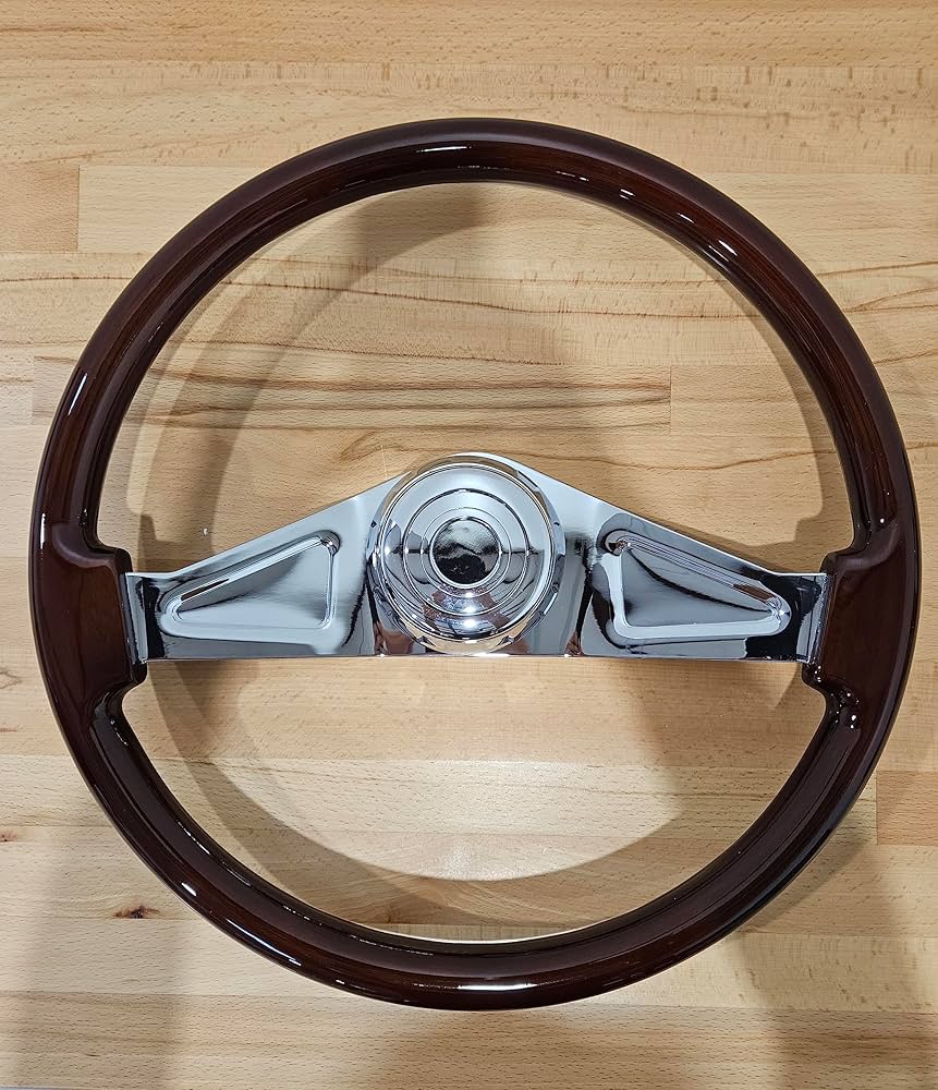 Amazon | 18インチ プレミアムダークウォールナット材 2本スポーク