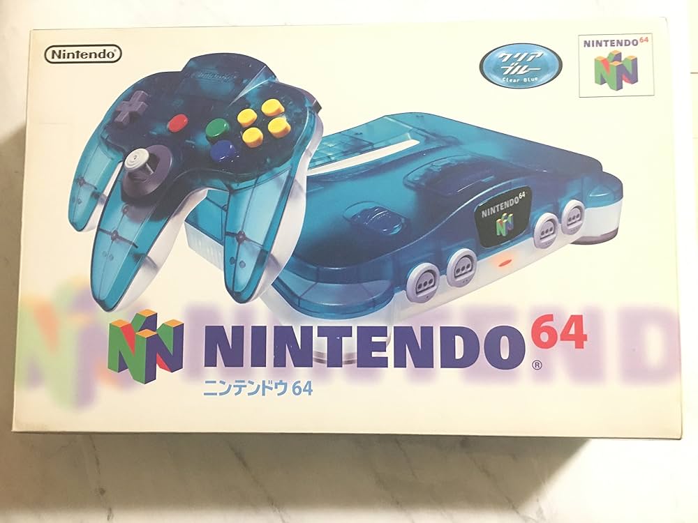 Amazon.com: Nintendo 64 Hardware Console (Clear Blue) - (N64