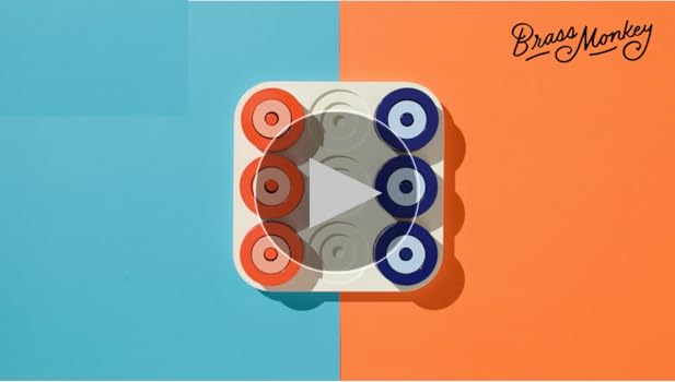 Amazon.com: Brass Monkey Tic Tac Pro – Classic Game Set with