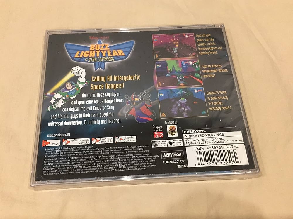 Amazon.com: Buzz Lightyear of Star Command : Sega Dreamcast: Video