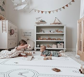 Amazon.com : Ofie mat, Boho Town + Country Road Nordic, Baby Play