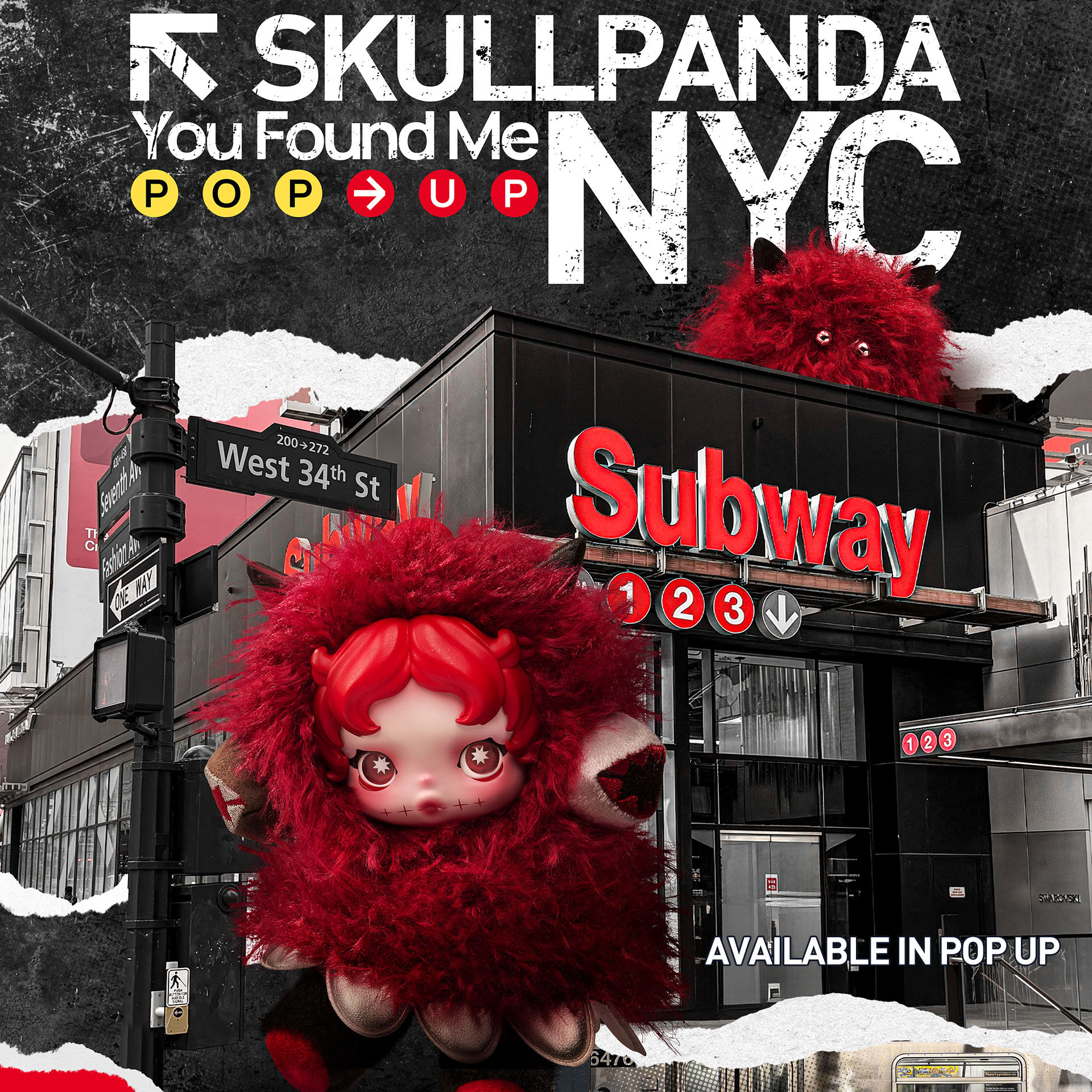 Amazon.com: POP MART SKULLPANDA × Wednesday Plush（Classic Dress