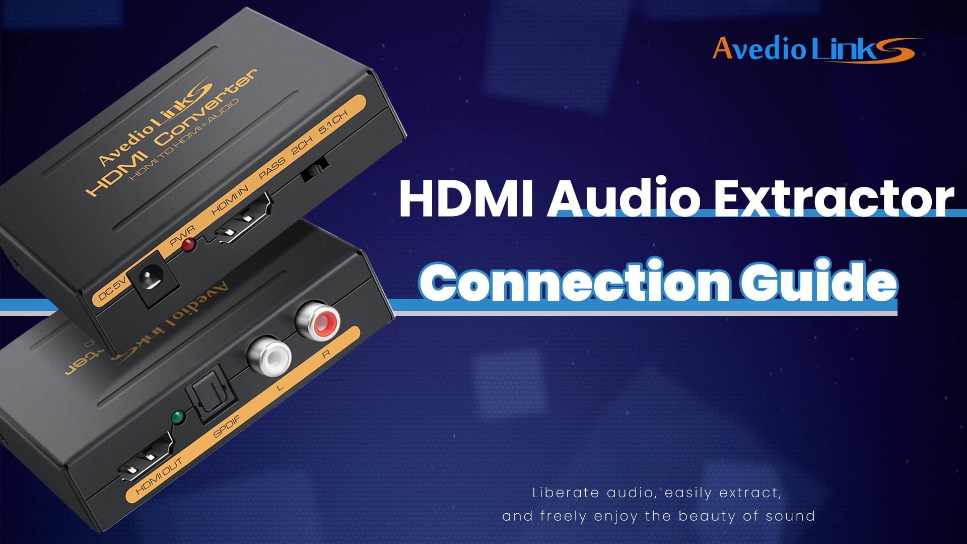 Amazon.com: avedio Links 4K HDMI Audio Extractor Splitter, 1080P