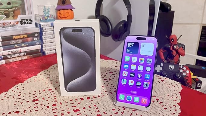 Amazon.com: Apple iPhone 15 Pro, 1TB, Black Titanium - Unlocked