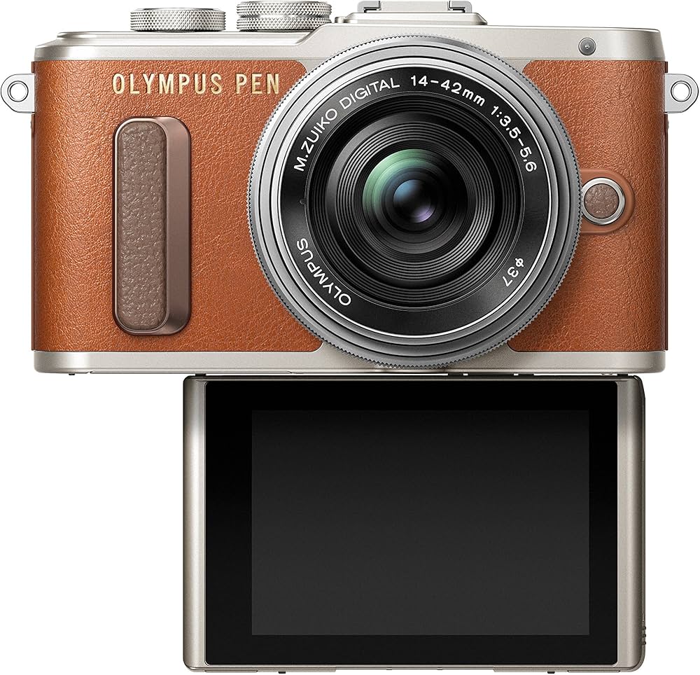 Buy Olympus PEN E-PL8 Brown Body with 14-42mm IIR Silver Lens