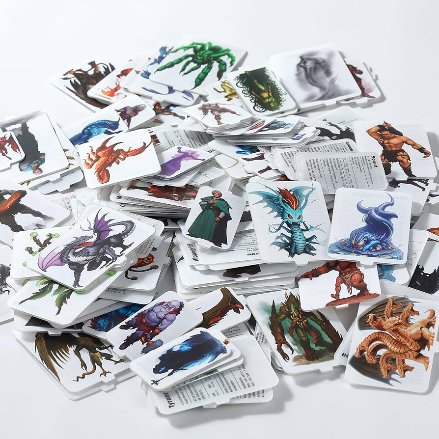 Amazon | DND ミニチュア モンスターカード ダンジョンズアンド