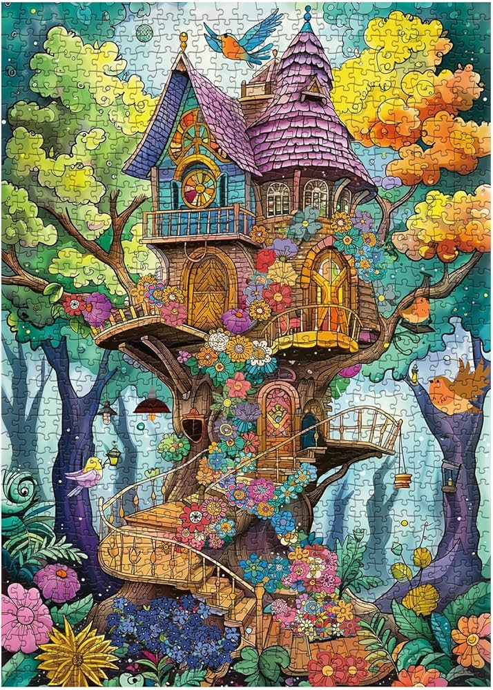 Amazon.co.jp: ファンタジー マジック ツリーハウス パズル 大人用