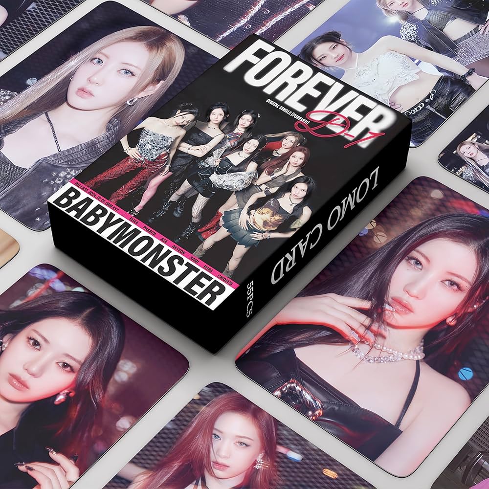 Amazon.co.jp: FOURBOM 4パック/220枚 ベビーモンスターフォトカード