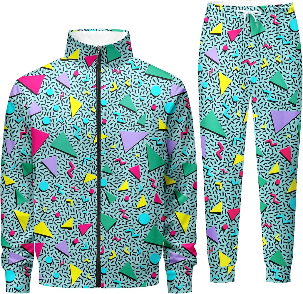 Amazon.com: COCYPAN 004 80s Tracksuit - Men's Sweatsuit Set with