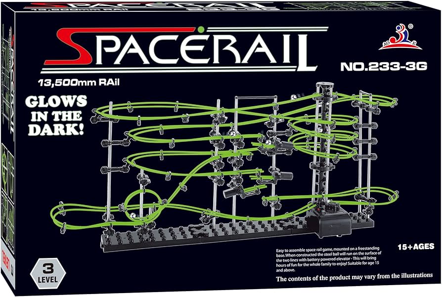 Amazon.co.jp: スペースレール(SPACE RAIL) 暗闇で光る 蓄光型 無限