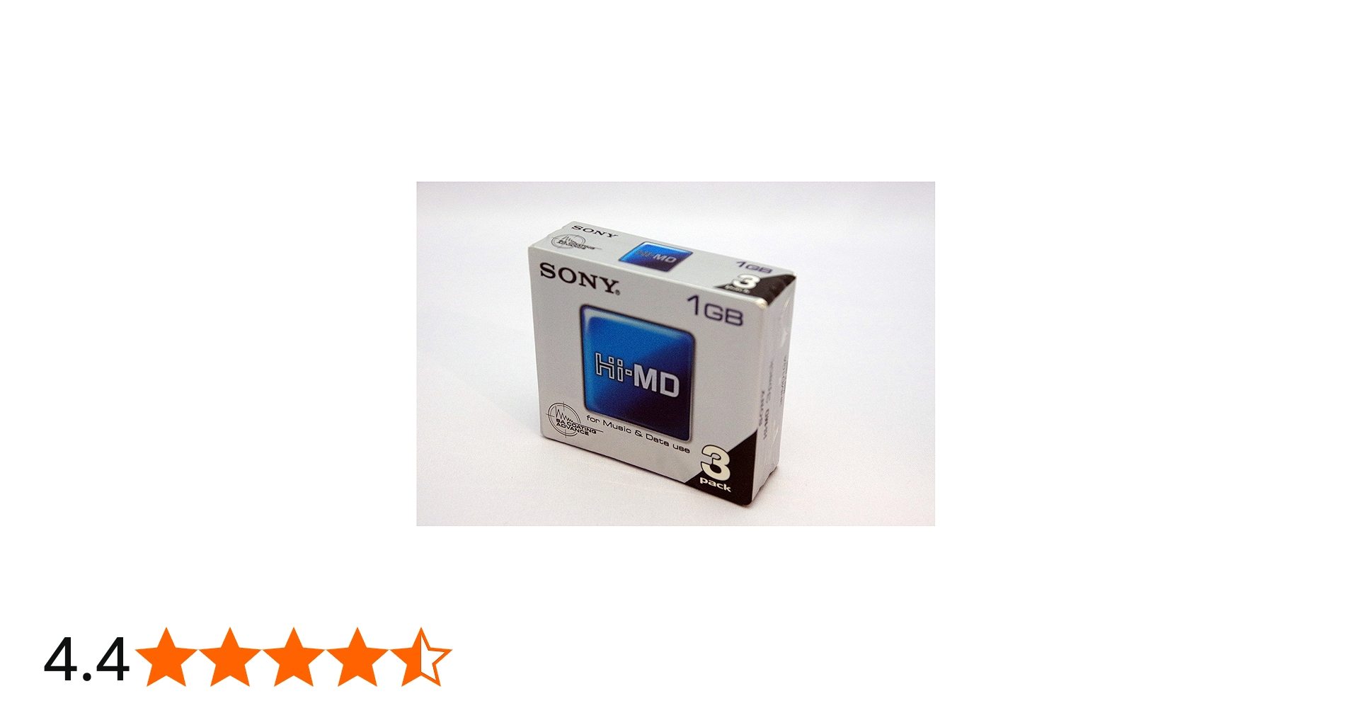 Amazon | ソニー(SONY) Hi-MDメディア 1GB3枚パック 3HMD1GA | Sony