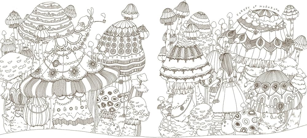 おしゃれな塗り絵BOOK アリスの不思議かわいい物語 | 手塚 ユミコ |本