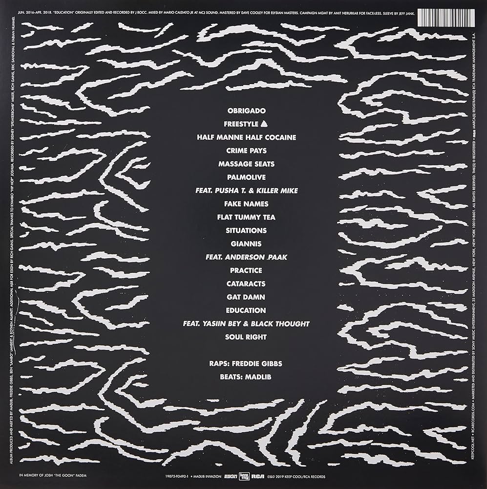 Bandana (Vinyl): Freddie Gibbs & Madlib: Amazon.ca: Music