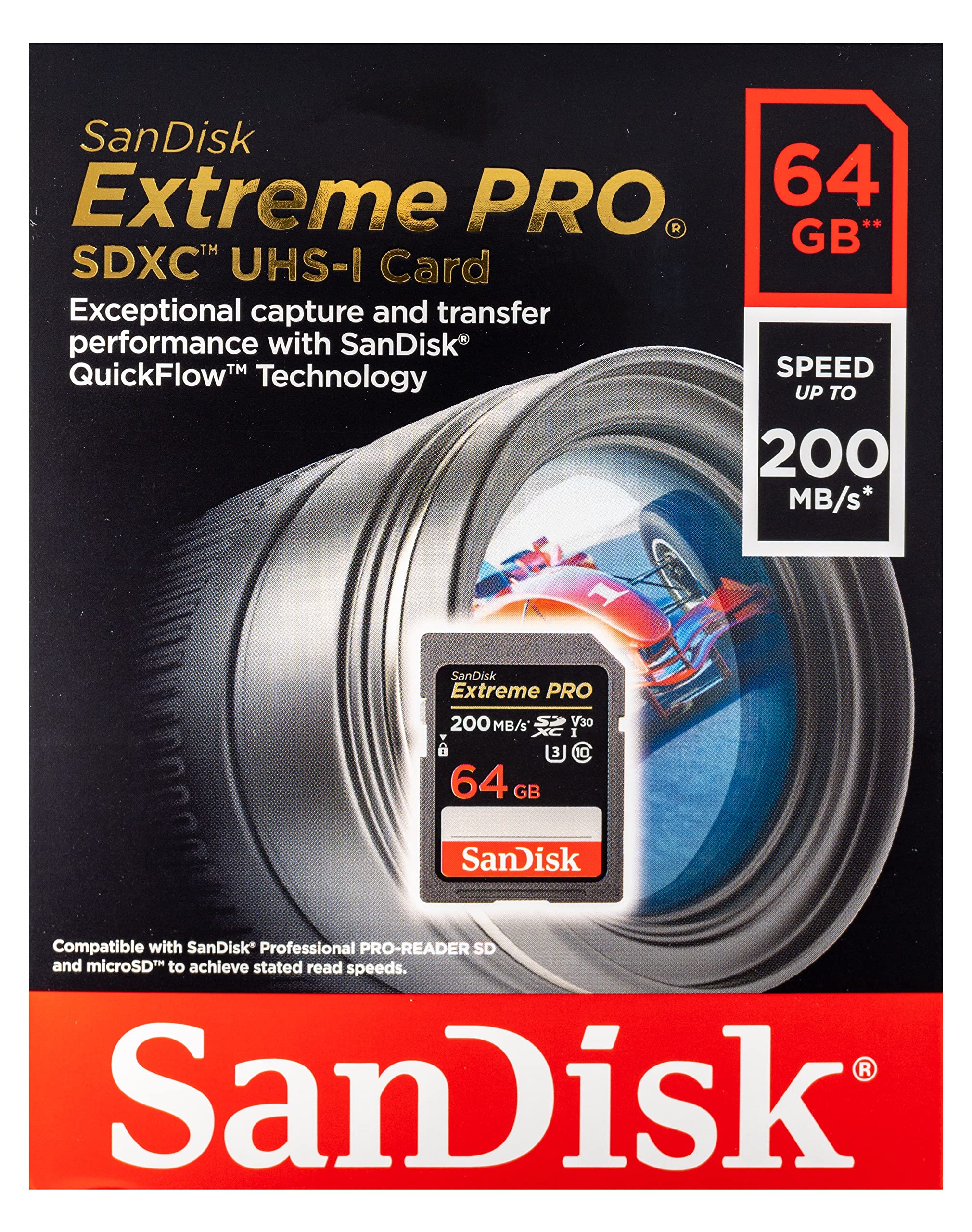 Amazon.com: SanDisk 64GB SDXC Extreme Pro Memory Card Works with
