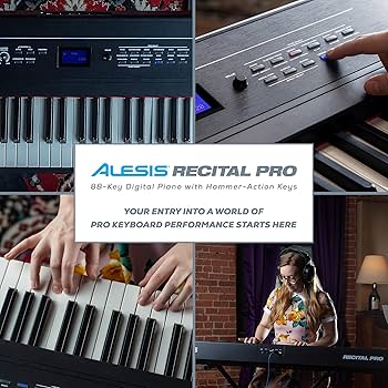 Amazon | Alesis 88鍵盤 電子ピアノ ハンマーアクション鍵盤 Recital