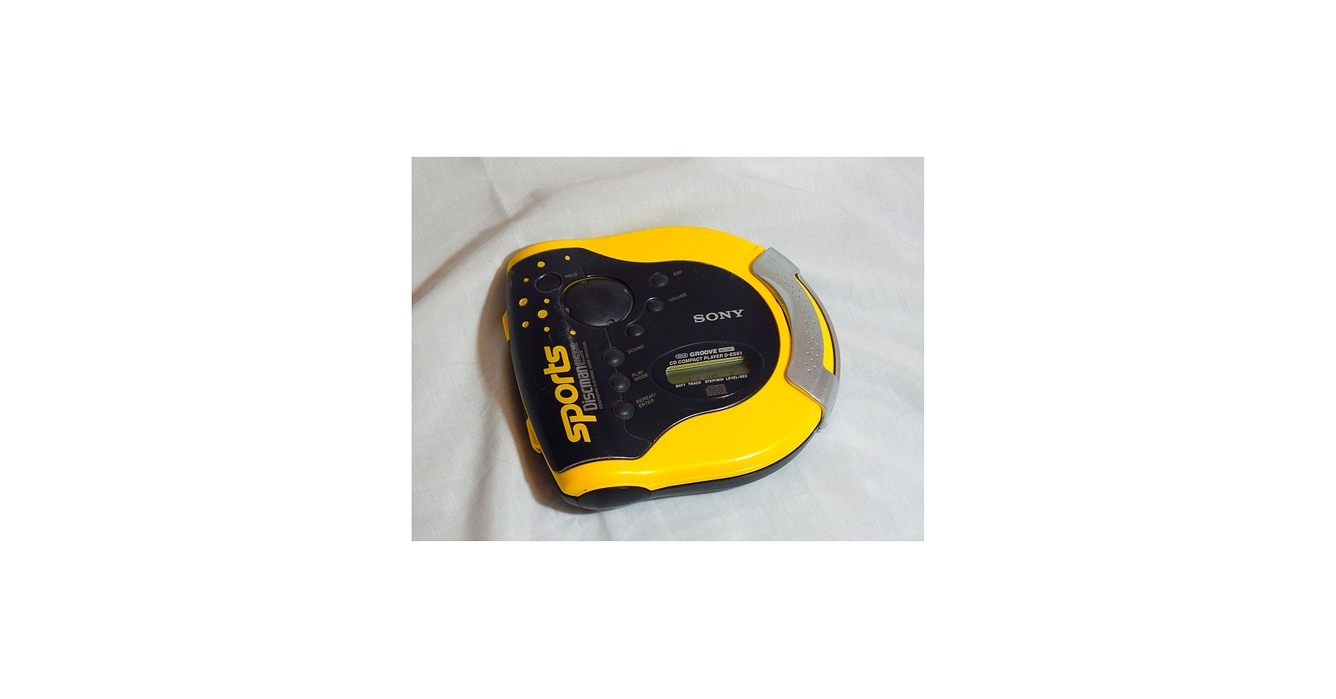 Sony DES51 Sport Discman Portable CD Walkman Player - Yellow (D