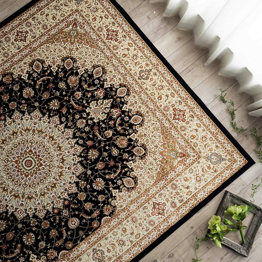 Amazon | サヤンサヤン 100万ノット ペルシャ柄 ラグ 絨毯