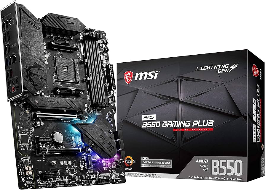 Amazon.com: MSI MPG B550 GAMING PLUS Desktop Motherboard - AMD