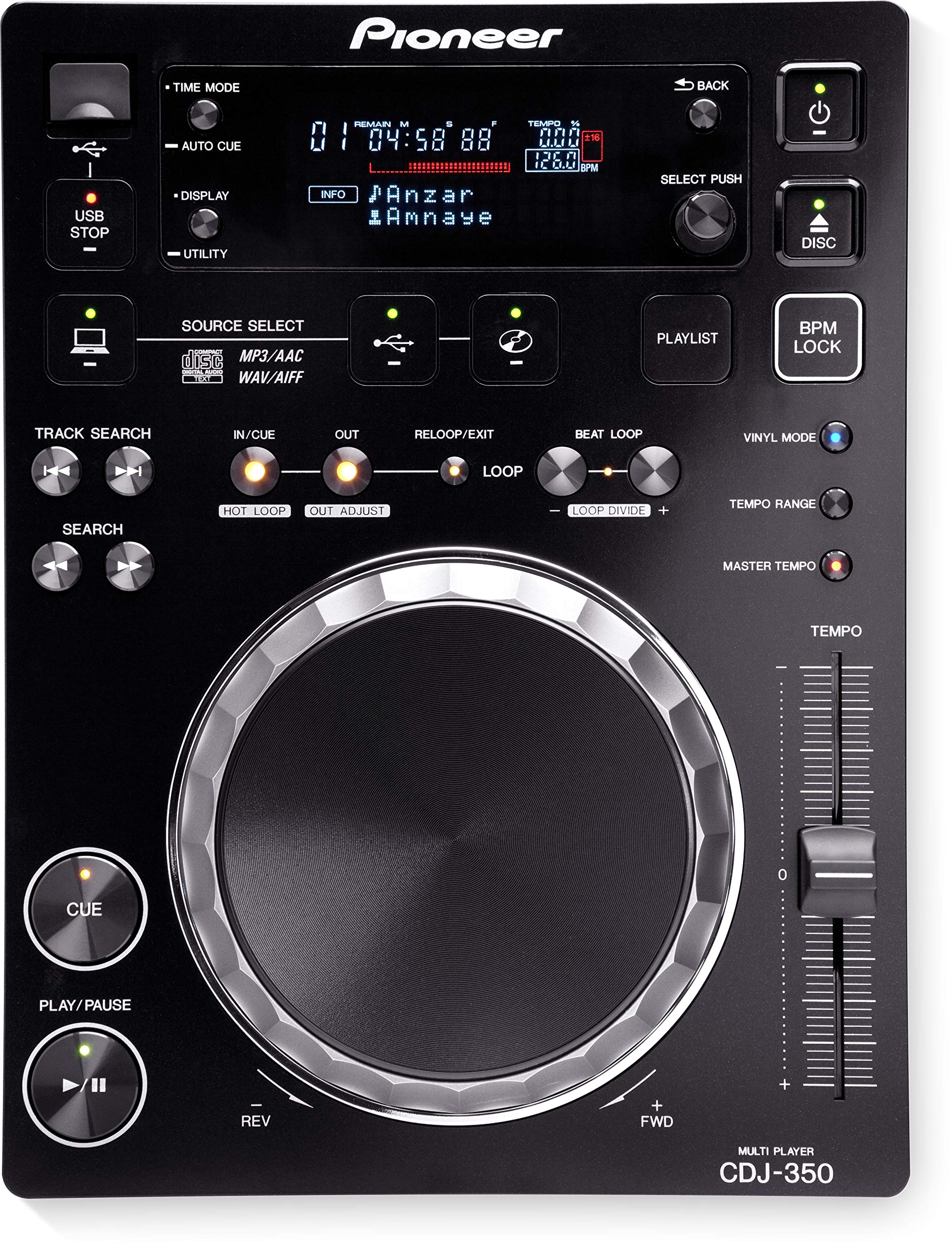 Pioneer CDJ-350 DJ console : Amazon.it: Strumenti Musicali