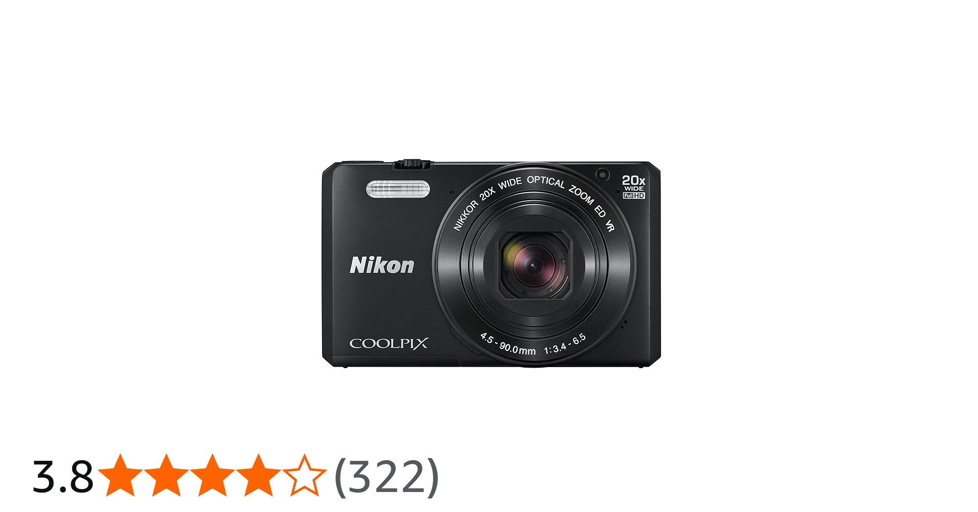 Amazon.co.jp: Nikon デジタルカメラ COOLPIX S7000 ブラック S7000BK