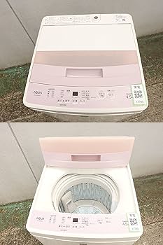 Amazon.co.jp: AQUA 4．5kg全自動洗濯機 keyword キーワードピンク AQW
