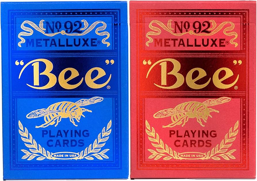 Amazon.com: bee Metalluxe Premium Playing Cards Variety Pack