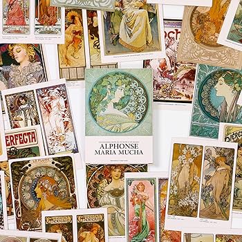 Amazon.co.jp: アートポストカード 有名な絵画アートワーク ポスト