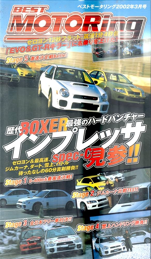 Amazon.co.jp: ベストモータリング 2002 3月号 ～インプレッサSpec-c