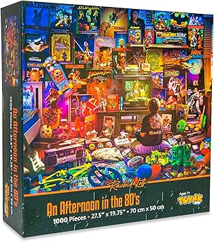 Amazon | 80年代の午後のレトロな1000ピース ジグソーパズル Rachid