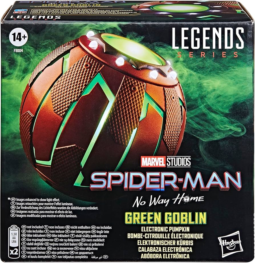 Amazon.com: Marvel Legends Series Green Goblin Electronic Pumpkin