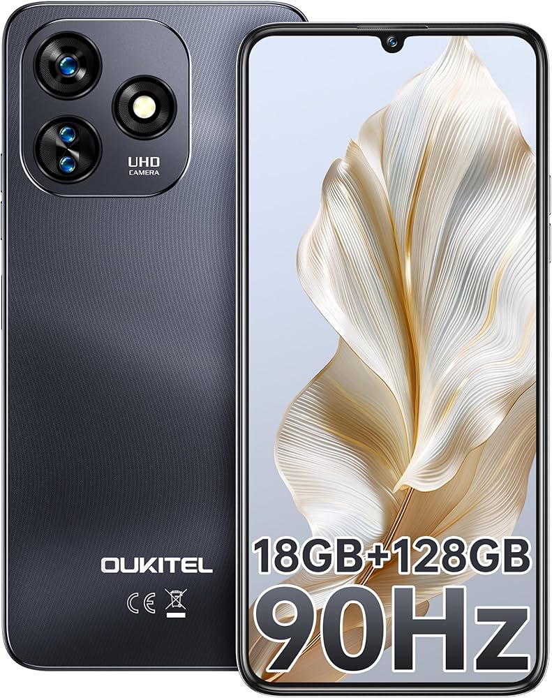 Amazon | OUKITEL C51 Android 14 simフリー スマホ 本体 18GB RAM+