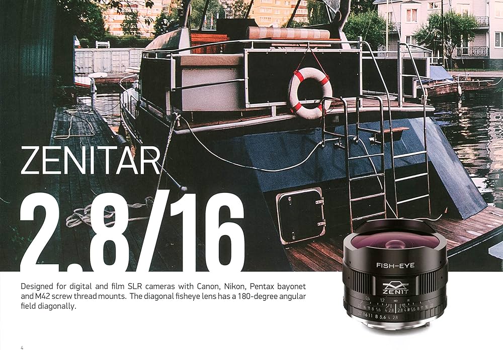 Amazon.co.jp: Zenitar 16mm f/2.8 広角魚眼レンズ Canon用 (Zenitar