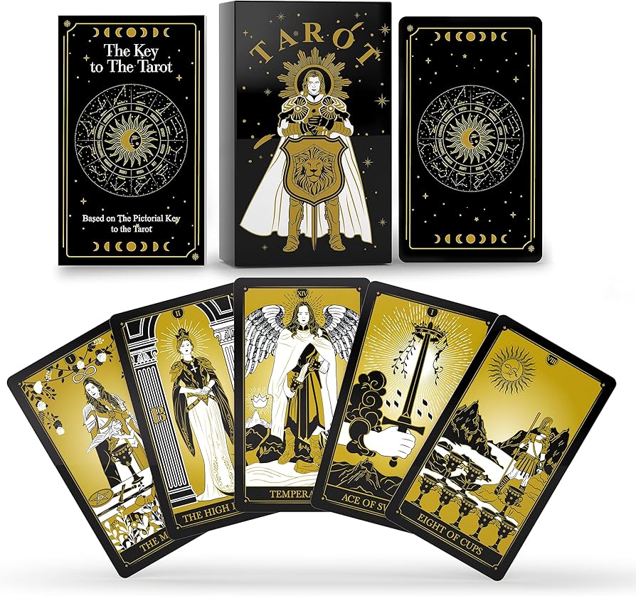 Amazon.co.jp: ACELION Knight ゴールドタロットカード ガイドブック