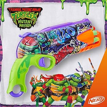 Amazon.com: Nerf Teenage Mutant Ninja Turtles Blaster, 10 Elite