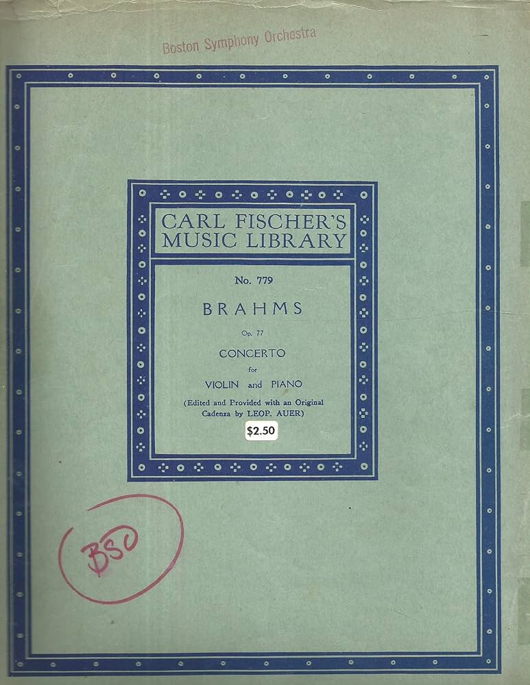 Amazon.co.jp: Brahms Op.77 Concerto for Violin & Piano Carl