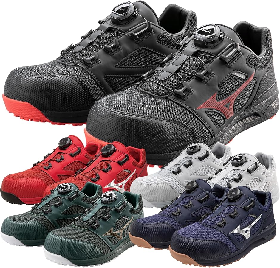 Amazon | ミズノ 安全靴 オールマイティLSII52L BOA ワーキング