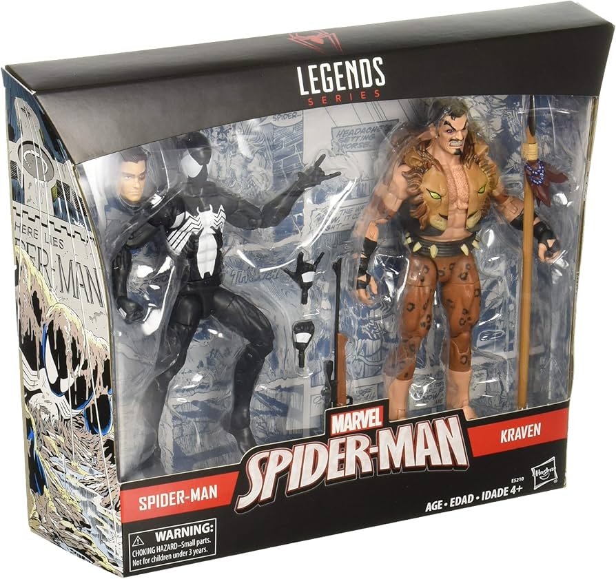 Marvel Legends Spider-Man and Kraven Two Pack | Amazon.com.br