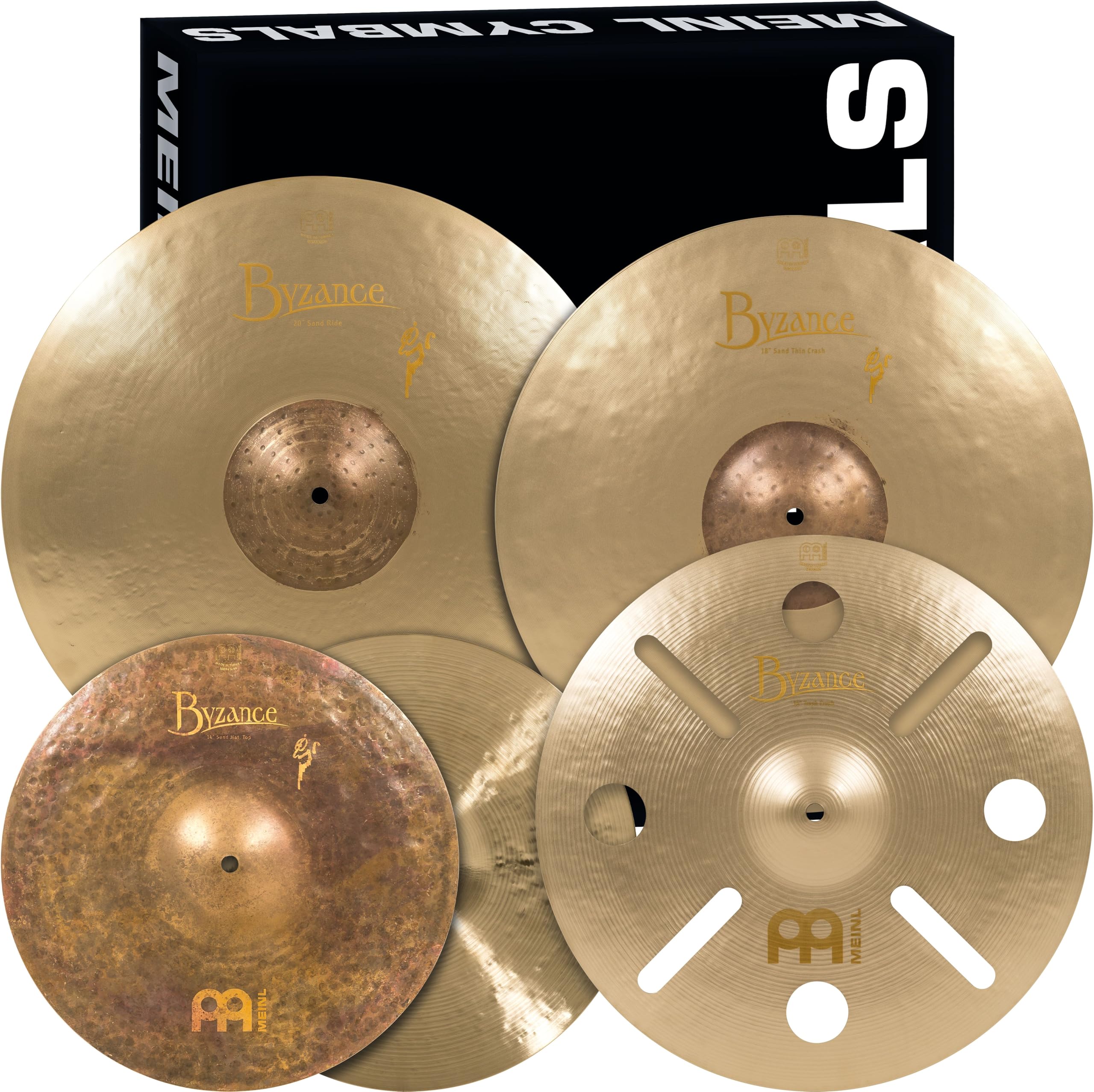 Amazon.com: Meinl Cymbals BV-480+B16TRC Byzance Vintage Series