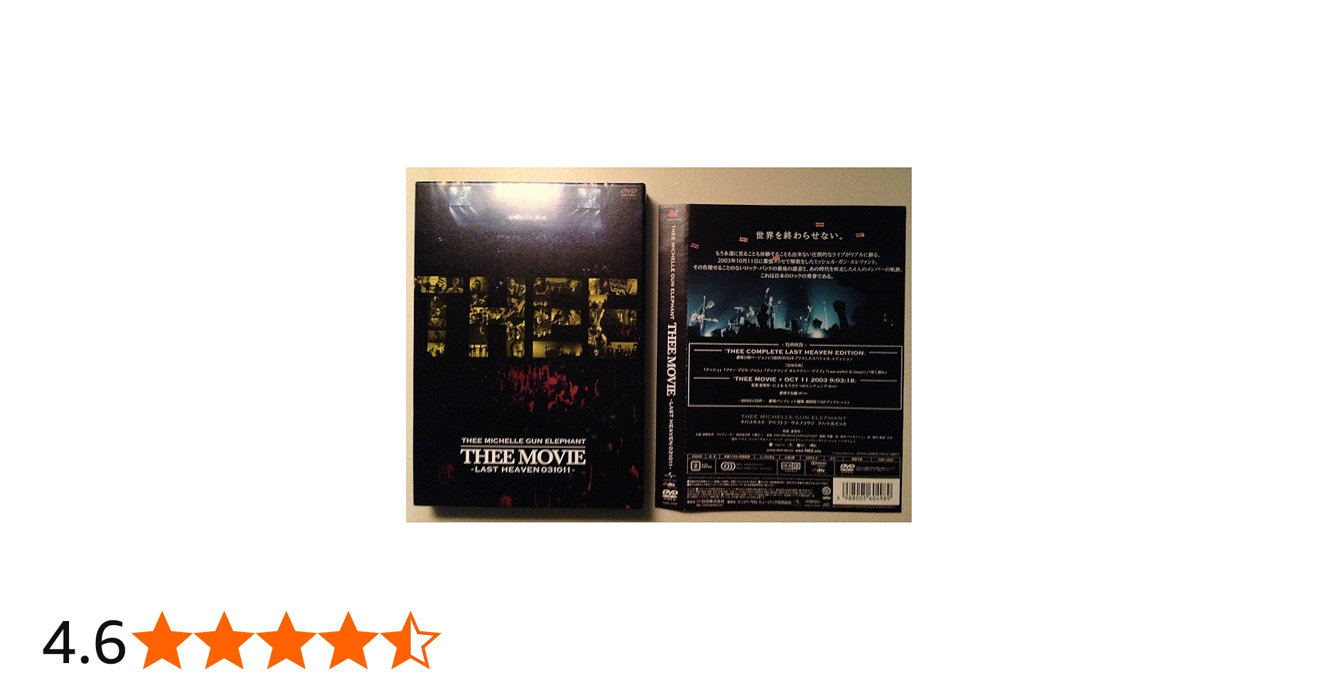 Amazon.co.jp: ミッシェル・ガン・エレファント“THEE MOVIE” －LAST