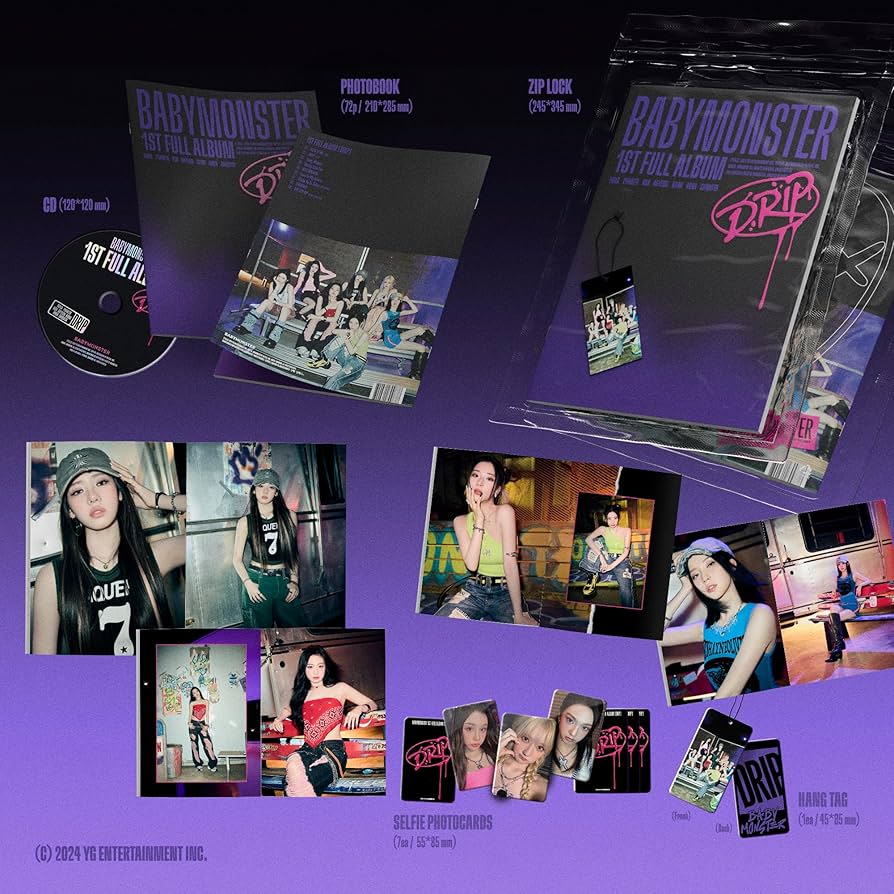 Amazon.co.jp: [ ZIP LOCK Ver. ] BABYMONSTER - 1st FULL ALBUM