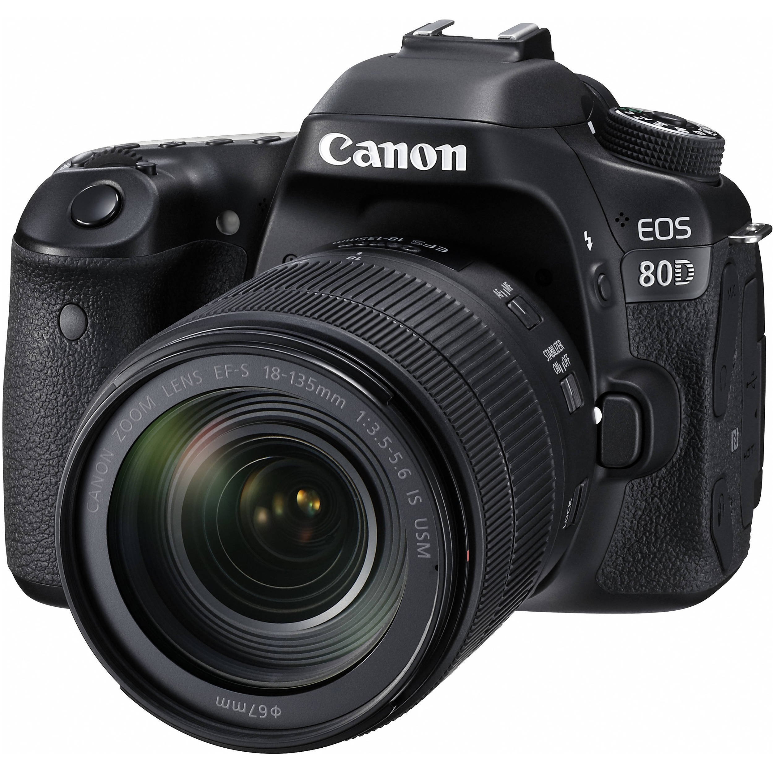 Amazon.com : Canon Digital SLR Camera Body [EOS 80D] and EF-S 18